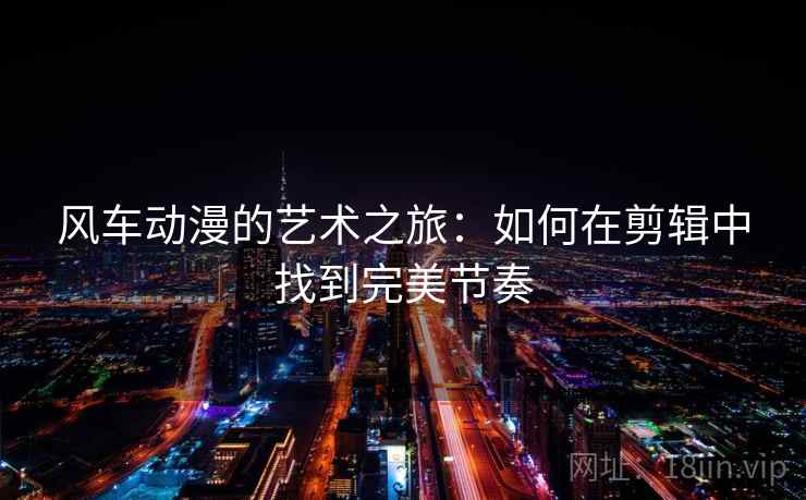风车动漫的艺术之旅：如何在剪辑中找到完美节奏